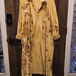 Hand Painted Vintage Duster